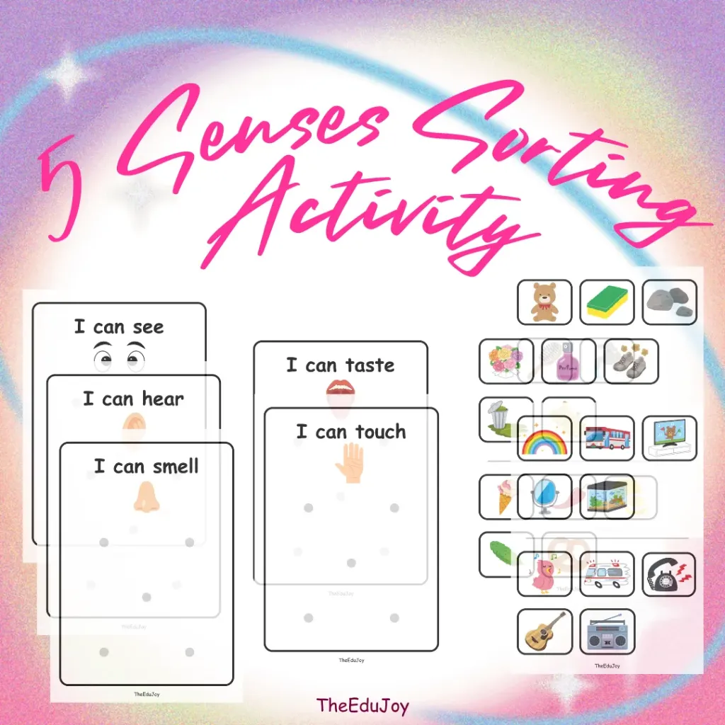 5 Senses Sorting Activity