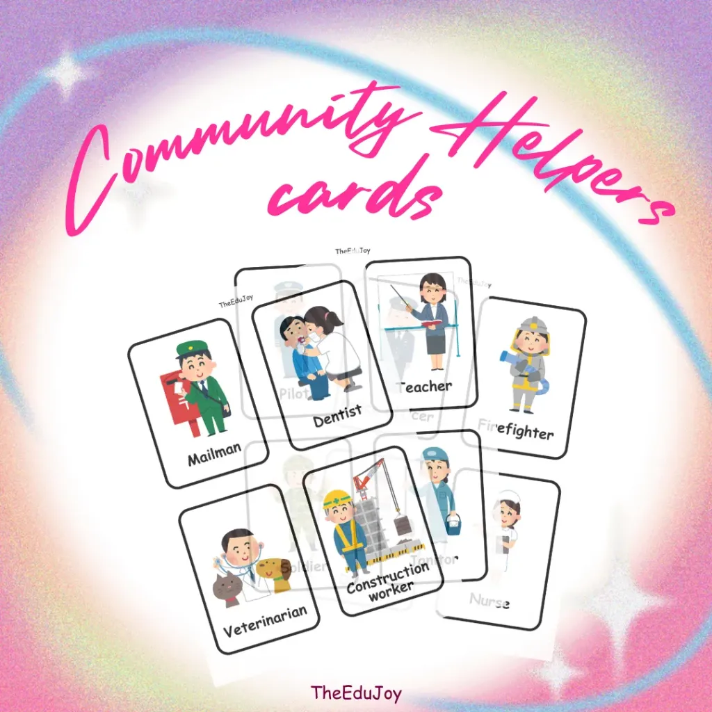 Community Helpers Learning Cards